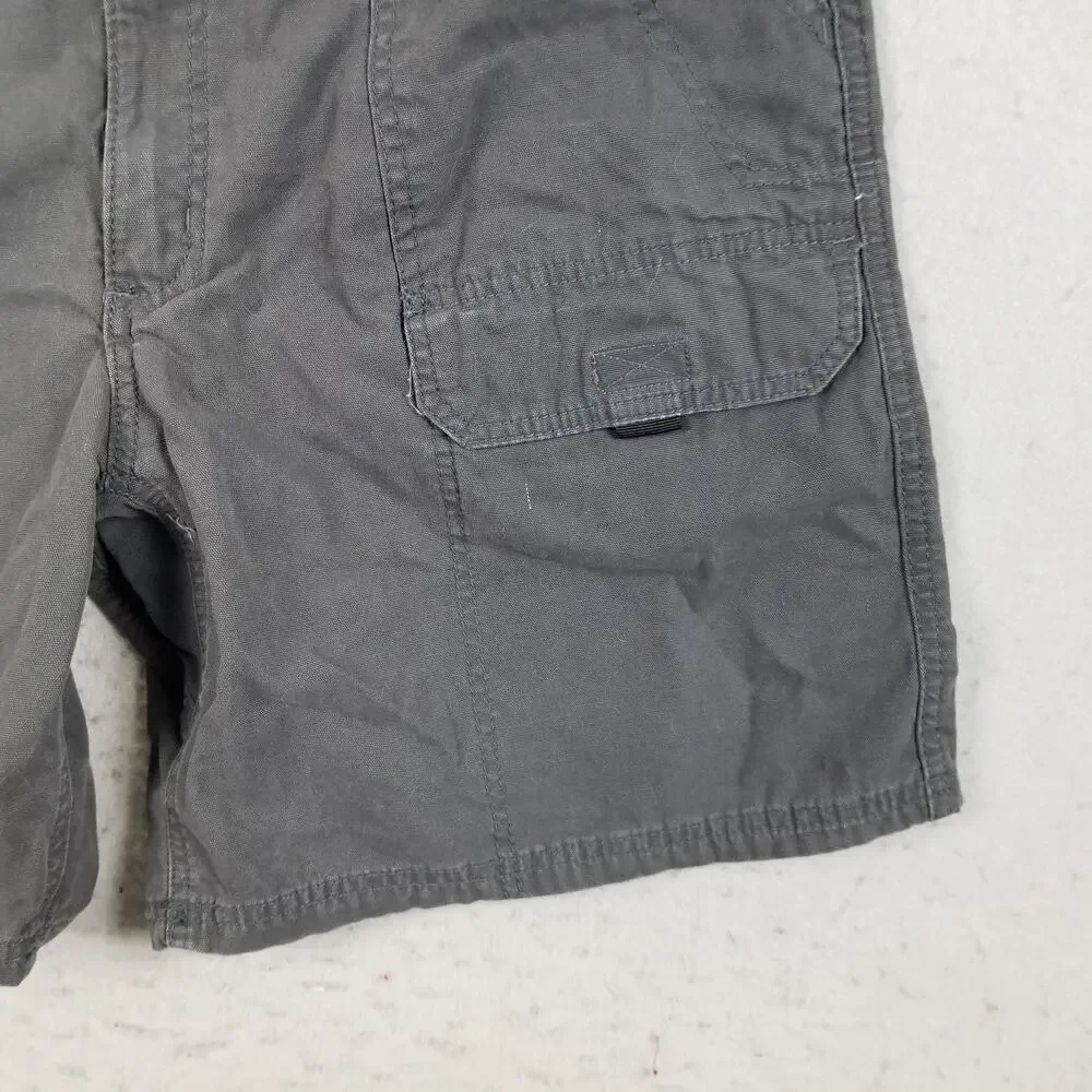 Wrangler Cargo Shorts Mens 36‎ Gray Utility Pockets Outdoor Casual Cotton